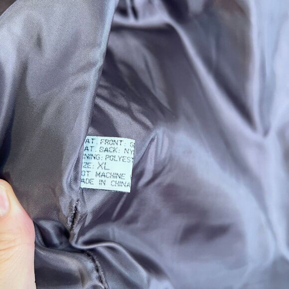 Genuine Leather Brown Snap Button Front Vest Western Wear Urban Cowboy Size XL - Picture 7 of 12